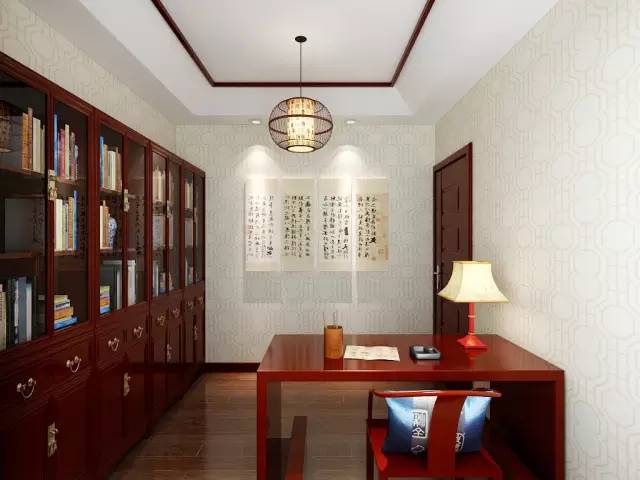 三居 书房图片来自佳园装饰在新中式的分享