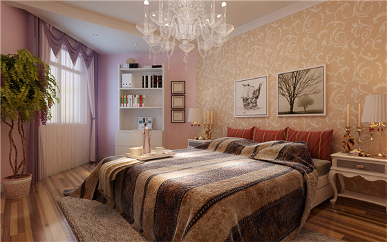 日升装饰 卧室图片来自装修设计芳芳在缤纷南郡170平北欧风格四居的分享