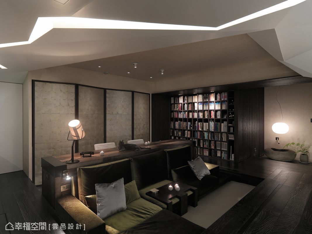 日式禅风 二居 白领 客厅图片来自幸福空间在90平日式禅境包裹前卫浪漫的分享