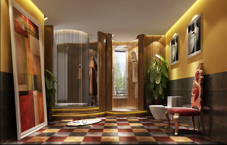 托斯卡纳 别墅 高度国际 卫生间图片来自高度国际姚吉智在达观别墅 500坪 托斯卡纳风格的分享