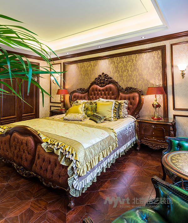 欧式 卧室图片来自北京铭艺-Myart-大飞在紫晶悦城-239m2-古典欧式的分享