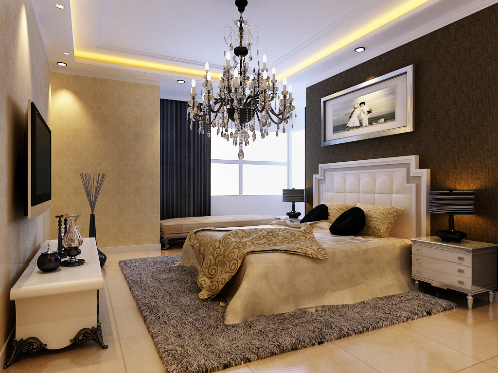 欧式 三居 卧室图片来自天津生活家健康整体家装在碧桂园的分享