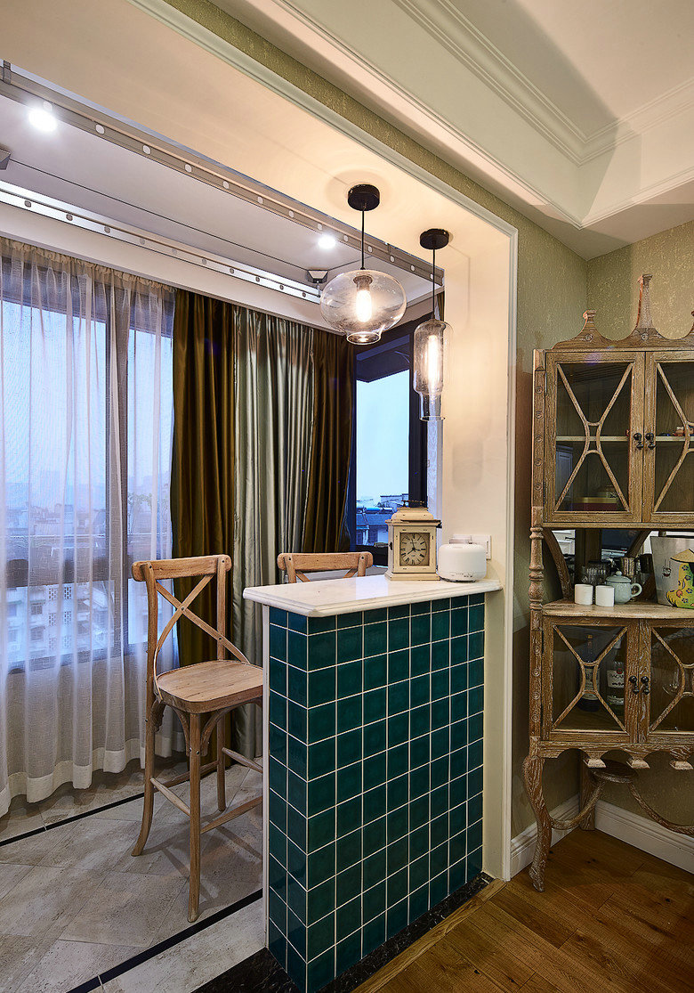 法式 浪漫 温馨 一居 小资 阳台图片来自佰辰生活装饰在一室一厅 78平米法式风格的分享