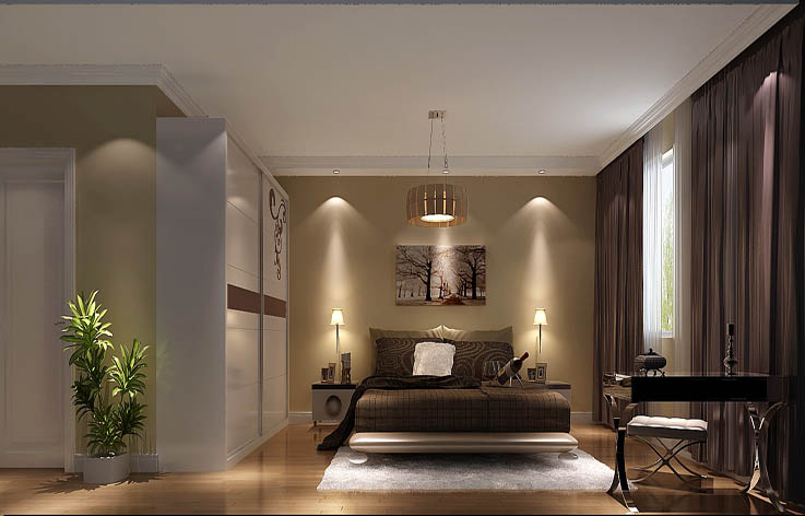 简约 三居 公寓 长滩壹号 高度国际 卧室图片来自高度国际姚吉智在长滩壹号 140坪 简约风格的分享