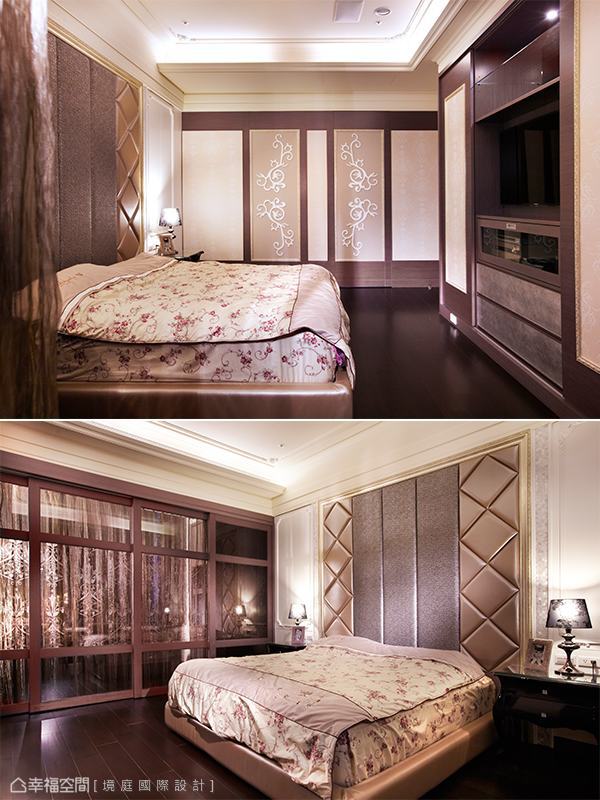 简约 混搭 新古典 小资 卧室图片来自幸福空间在165平混搭 新古典完美居家的分享