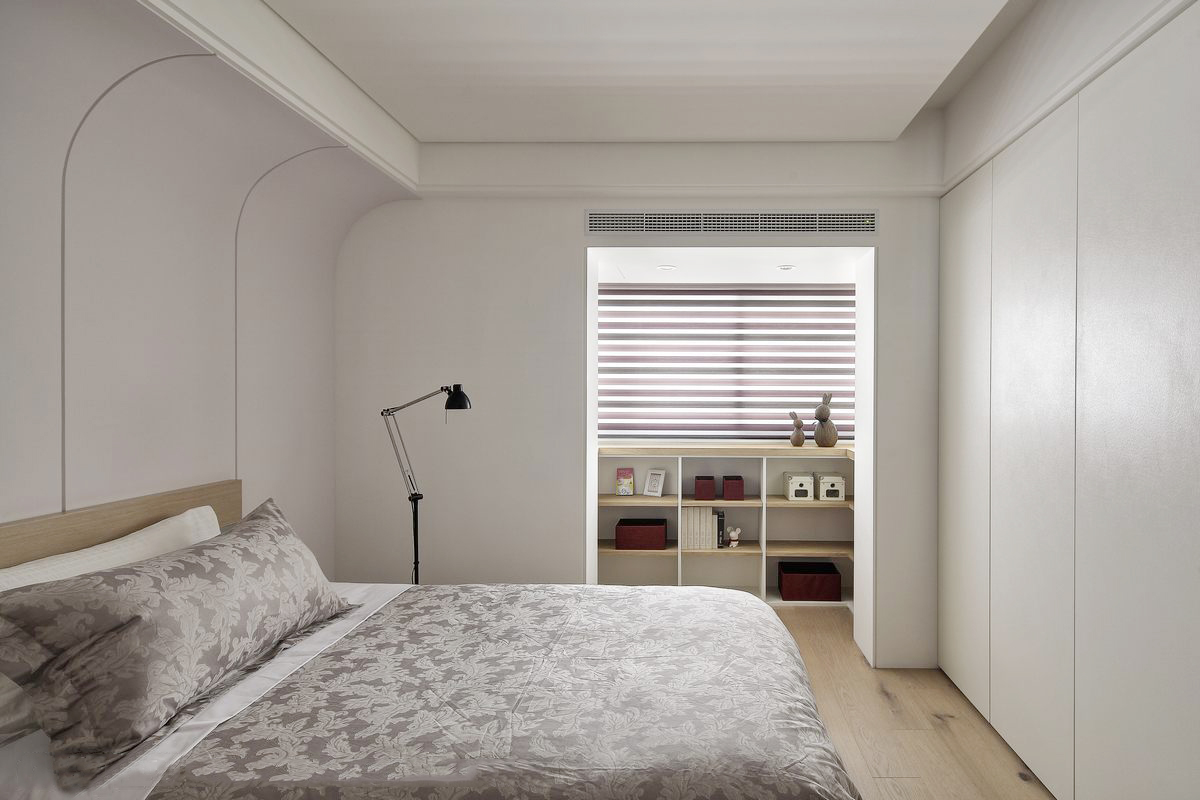 安瑞轩 现代简约 三居 卧室图片来自自然元素装饰在安瑞轩现代简约风装修案例的分享