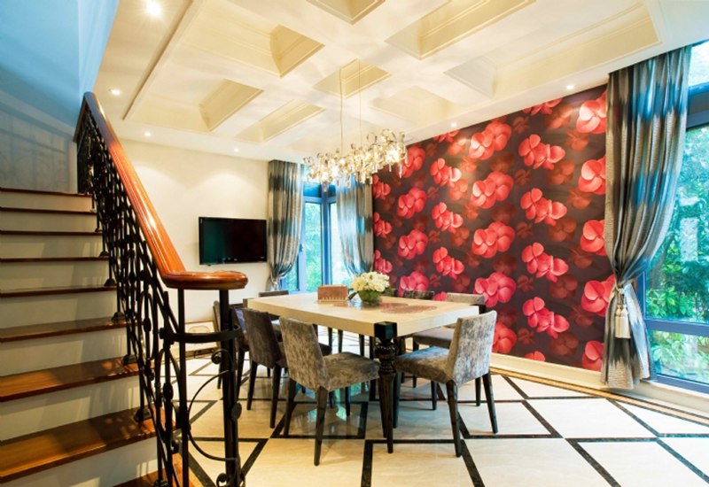 峰上大宅 餐厅图片来自峰上大宅装饰长沙在青竹园-新古典风格的分享