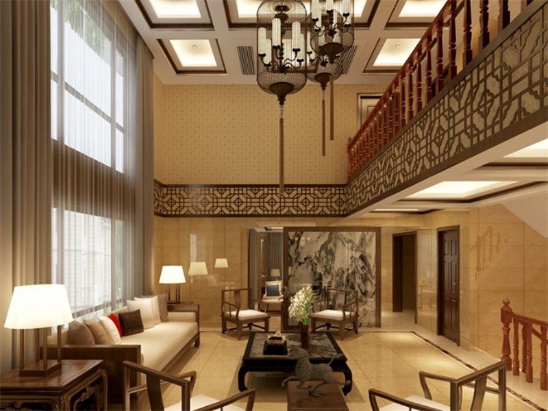 峰上大宅 客厅图片来自峰上大宅装饰长沙在青竹园-中式风格的分享
