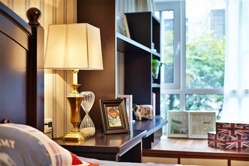 卧室图片来自峰上大宅装饰长沙在中隆国际御玺-美式田园风格的分享