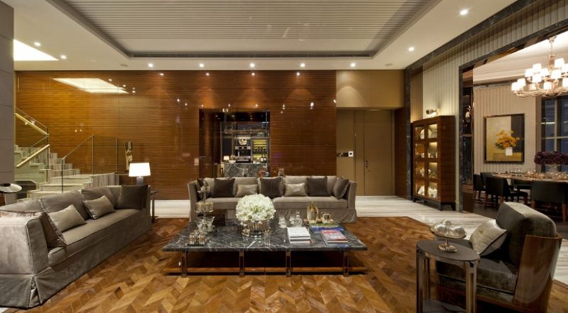 峰上大宅 客厅图片来自峰上大宅装饰长沙在万科金域华府-新古典风格的分享