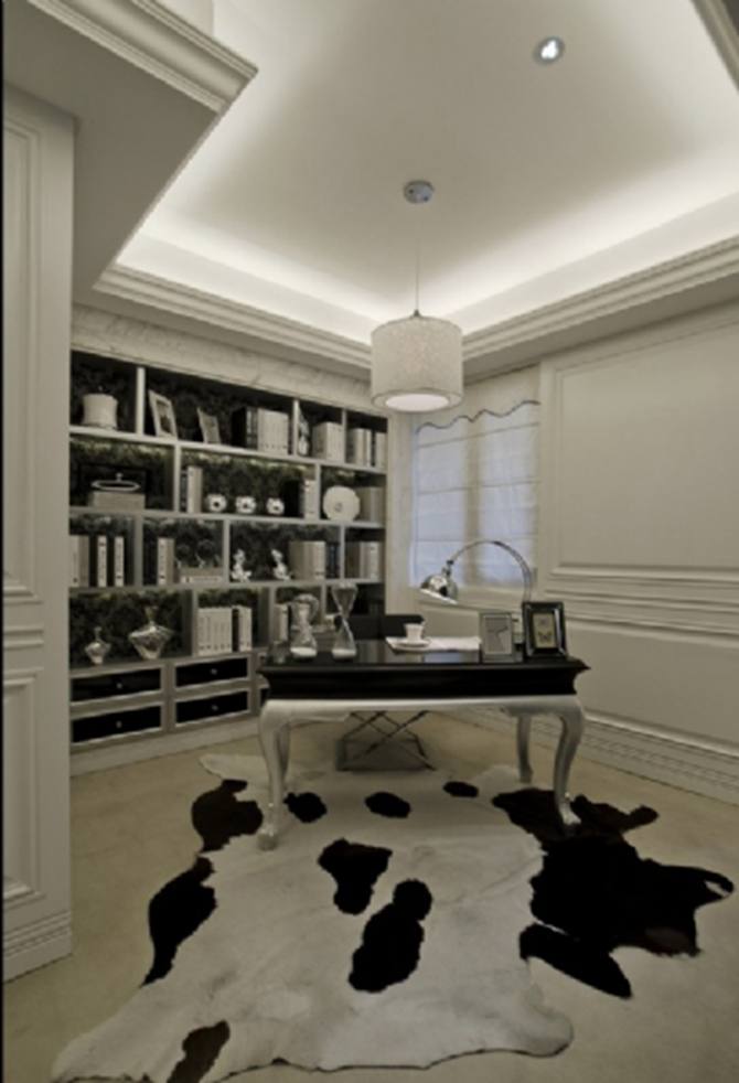 峰上大宅 书房图片来自峰上大宅装饰长沙在汇金国际-新古典风格的分享