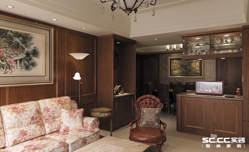 英式风格 上海实创 三居 80后 客厅图片来自上海实创-装修设计效果图在上海浦东星河湾120平米英式风格的分享