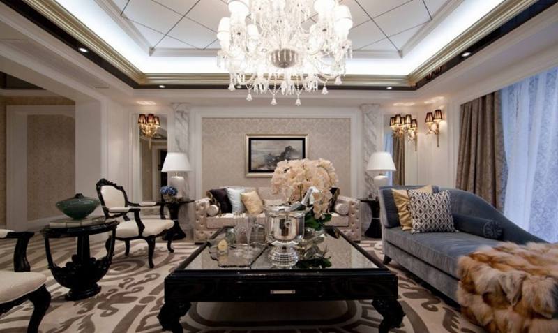 峰上大宅 客厅图片来自峰上大宅装饰长沙在汇金国际-新古典风格的分享