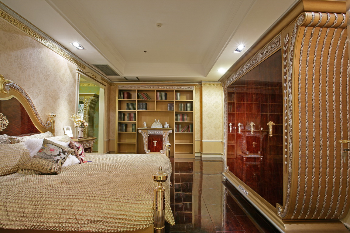 欧式 三居 收纳 小资 卧室图片来自广州生活家家居在梵豪森五宅样品房-罗马印象的分享