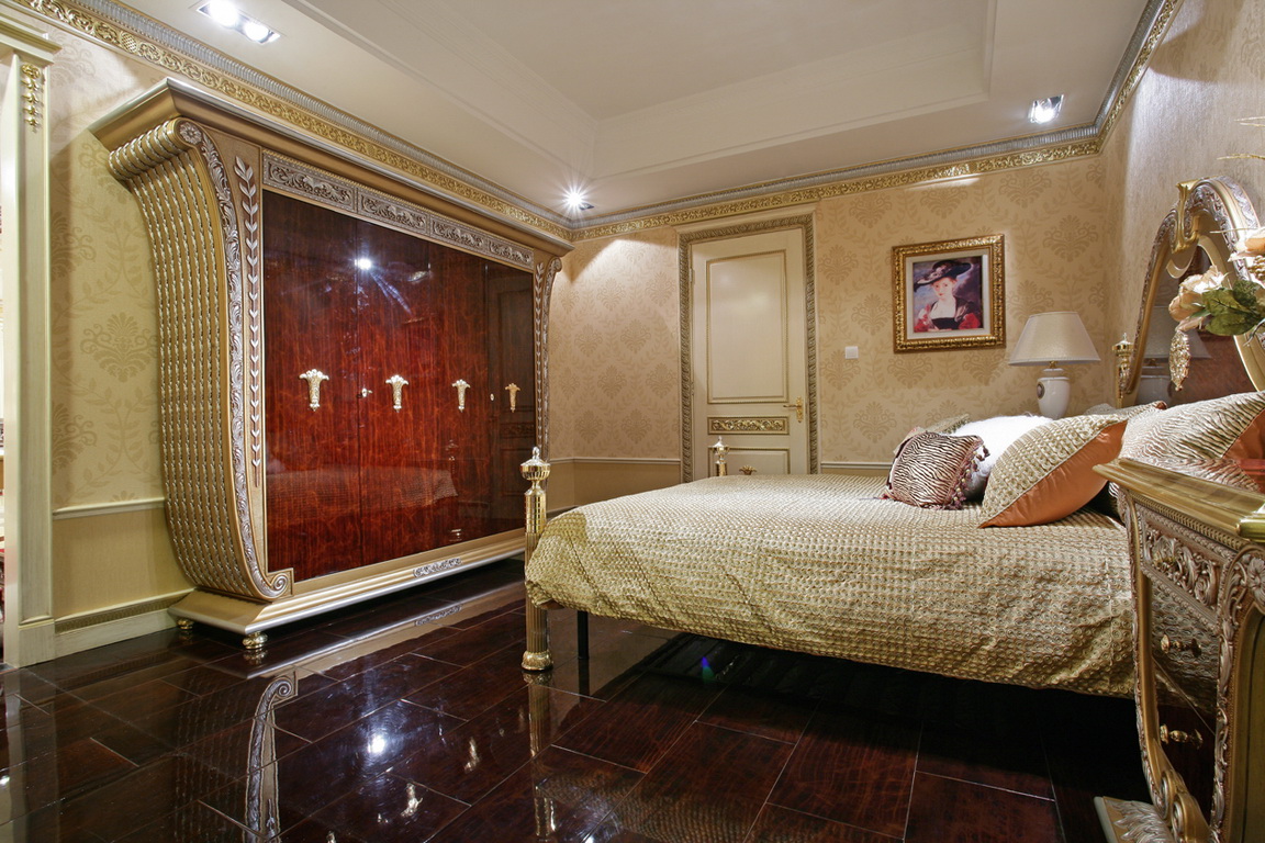 欧式 三居 收纳 小资 卧室图片来自广州生活家家居在梵豪森五宅样品房-罗马印象的分享