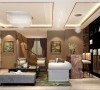 香港的室内设计潮流多以现代为主，港式风格客厅布置宜简洁自然，色彩和谐，暖色沙发将客厅布置为开放式，电视墙个性的线条设计凸现客厅布置强调的时尚感。