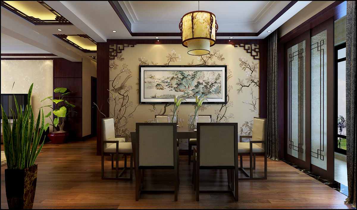 餐厅图片来自广州生活家家居在中式风格效果图的分享