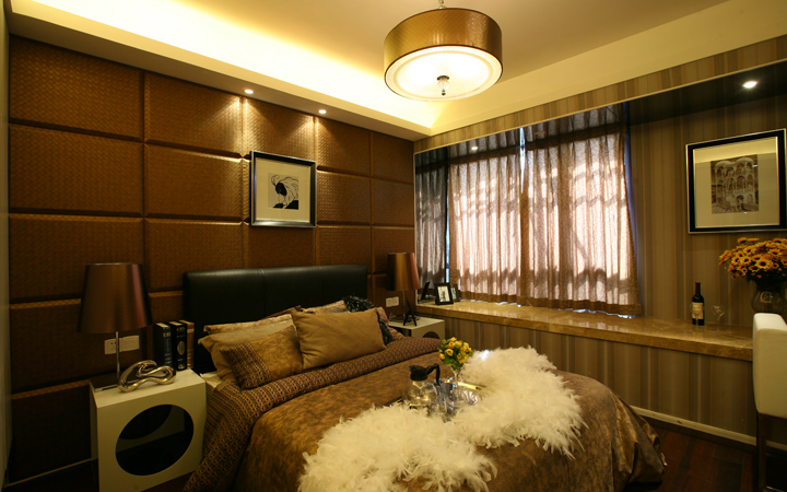 二居 简约 卧室图片来自青岛德隆装饰在鼎世华府的分享