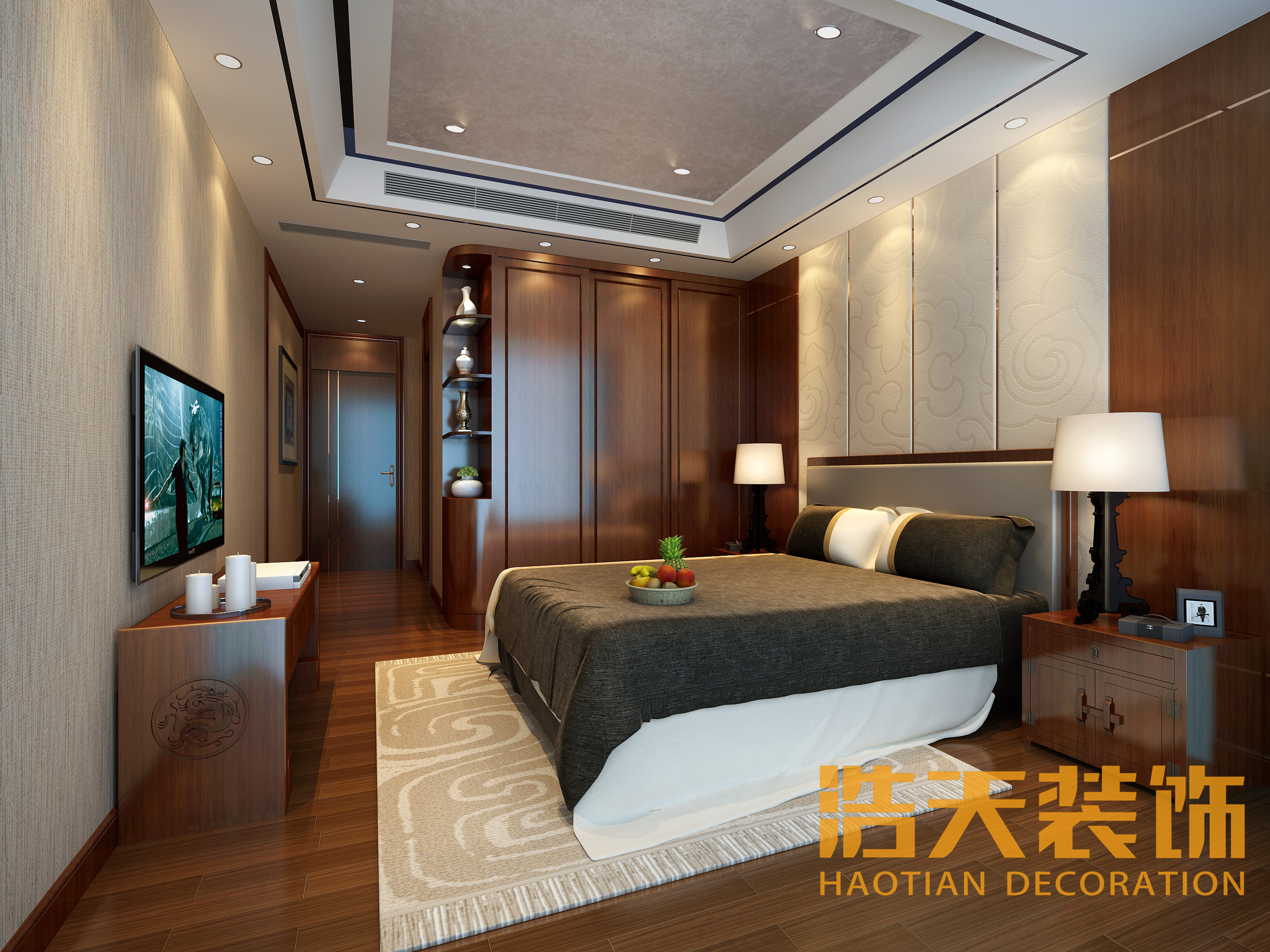 卧室图片来自深圳市浩天装饰在纯水岸~范先生的分享