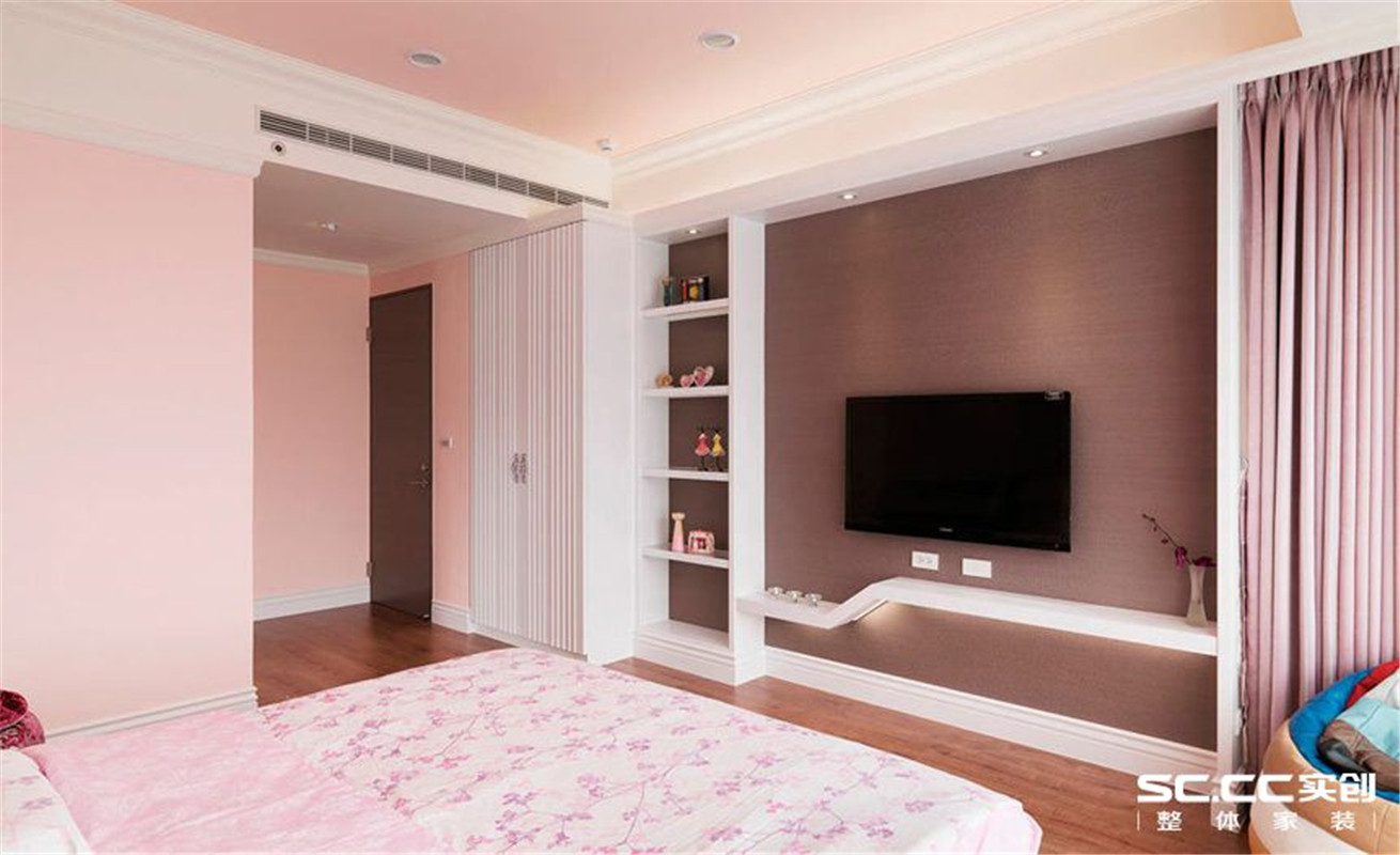 美式 三居 整体家装 卧室图片来自郑州实创装饰啊静在124温馨宜家美式三居的分享