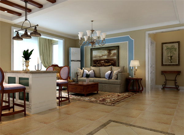 欧式 三居 客厅图片来自日升装饰公司在90平二居简欧风的分享