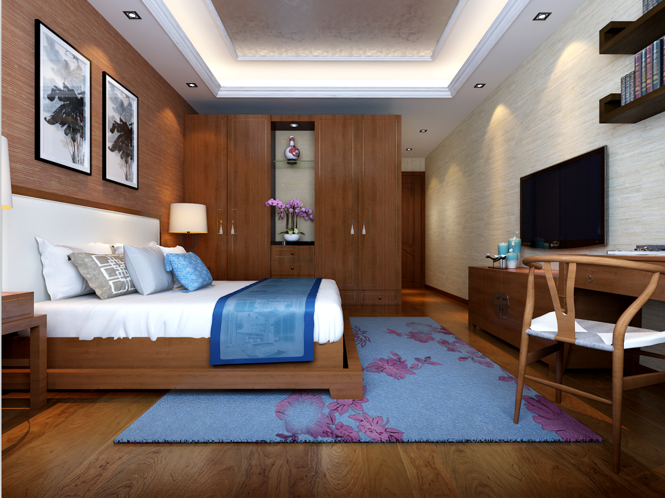 卧室图片来自天津生活家健康整体家装在金泰丽湾的分享