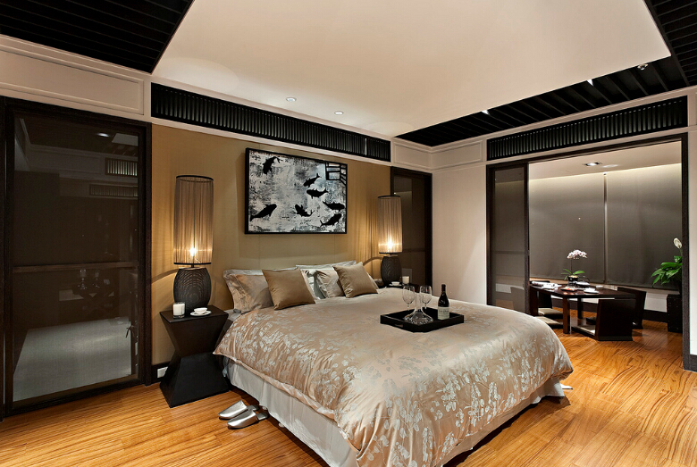 卧室图片来自紫禁尚品设计师李擎在红山世家的分享