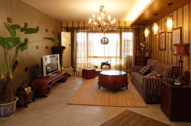 混搭 客厅图片来自紫禁尚品设计师李擎在智汇雅苑古典混搭的分享