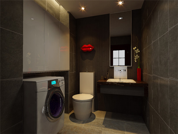 日升装饰 卫生间图片来自装修设计芳芳在富力城125新中式三居室的分享