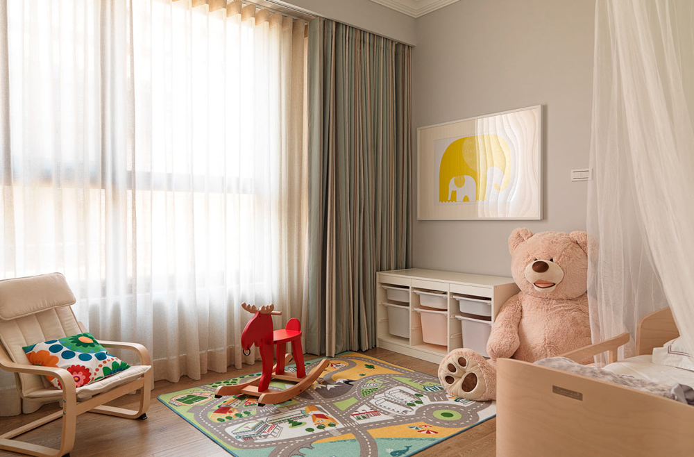 海韵嘉园 简约美式 二居 儿童房图片来自自然元素装饰在海韵嘉园美式简约风装修案例的分享