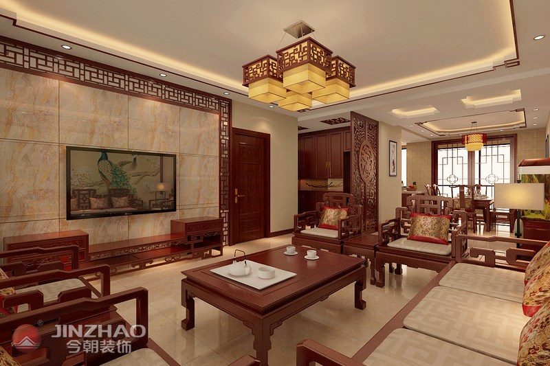 中式 客厅图片来自阿布的小茅屋15034052435在这样中式的家，您想要吗？的分享