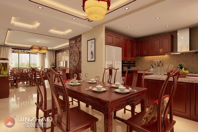 中式 餐厅图片来自阿布的小茅屋15034052435在这样中式的家，您想要吗？的分享