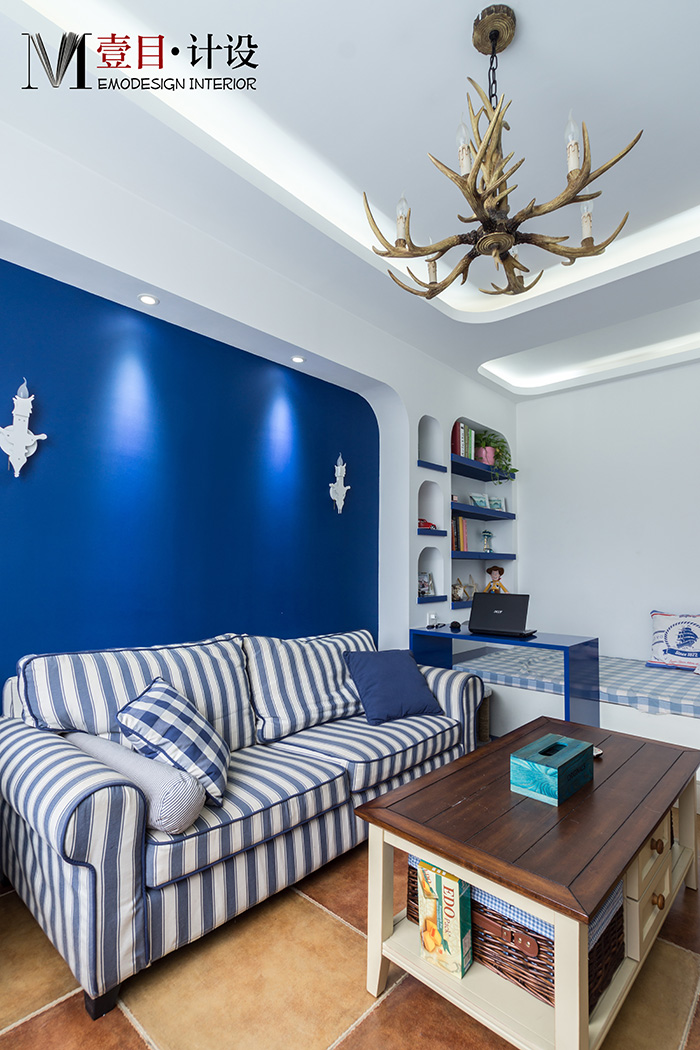 混搭 80后 小资 收纳 旧房改造 客厅图片来自壹目设计在《壹目设计》地中海的分享
