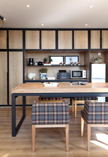 单身公寓 现代 温暖 餐厅图片来自北京精诚兴业装饰公司在单身公寓  不是只有孤单的分享