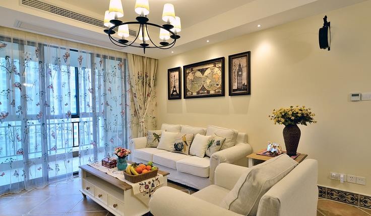 简约 混搭 二居 客厅图片来自fy1160721905在简美筑成89平  北京怡园的分享