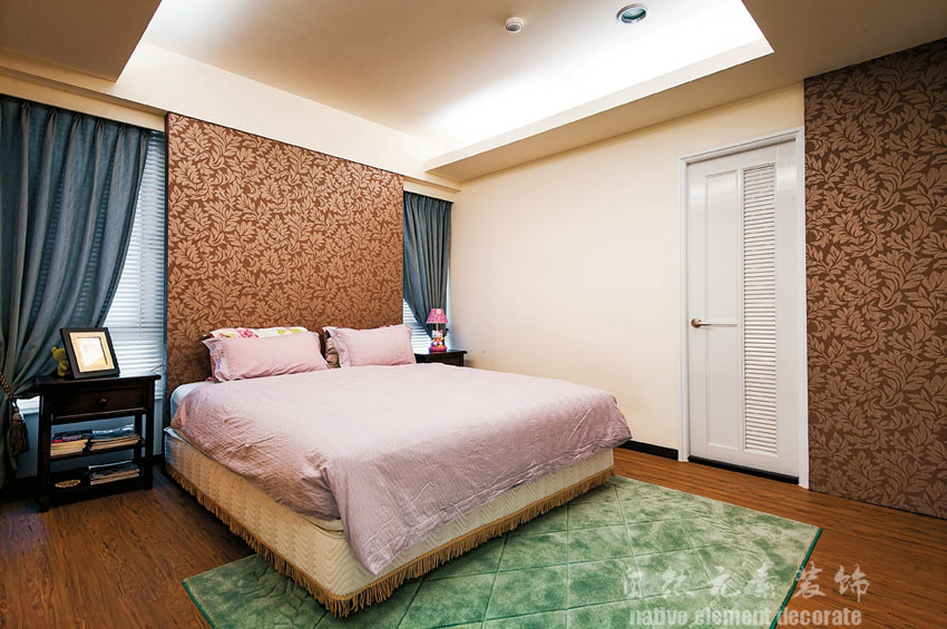 香格丽苑 混搭 二居 卧室图片来自自然元素装饰在香格丽苑混搭风装修案例的分享