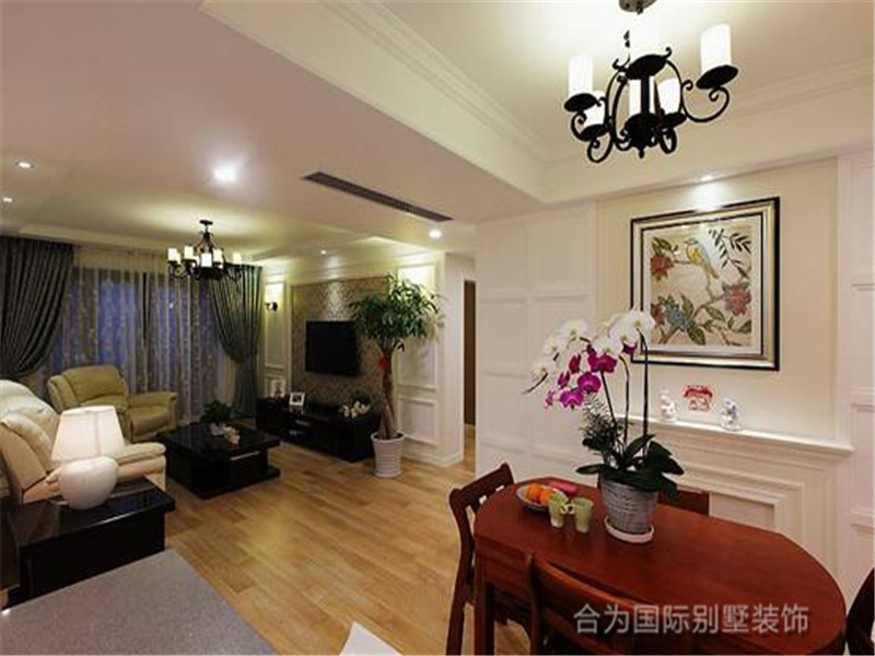 现代简约 三居室 空间 客厅图片来自北京精诚兴业装饰公司在南宫景苑的分享