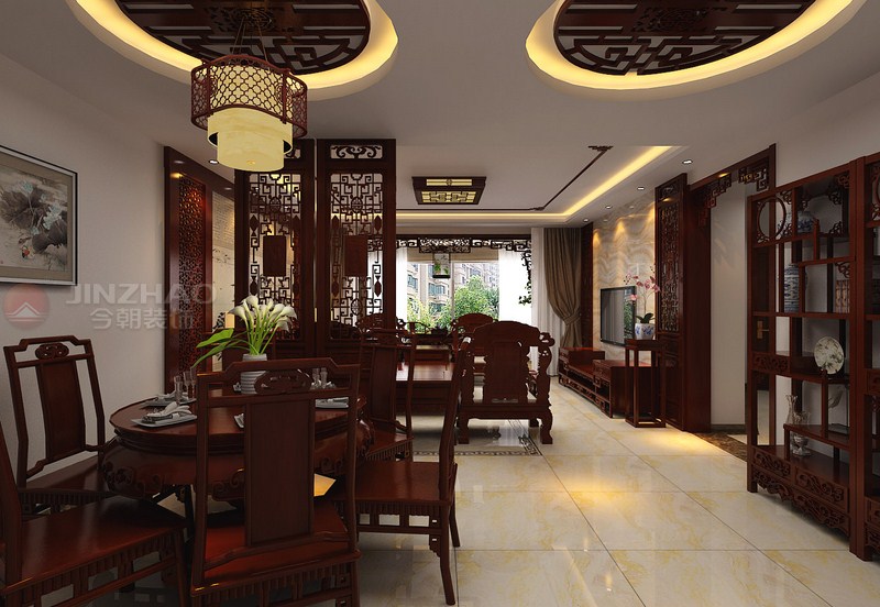 三居 餐厅图片来自152xxxx4841在华泰御景湾190平的分享