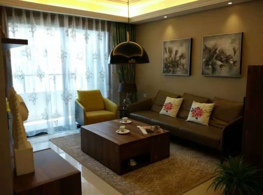 现代简约 三居 装修 家具 客厅图片来自南京实创装饰夏雨荷在莱蒙水榭阳光120平实景的分享