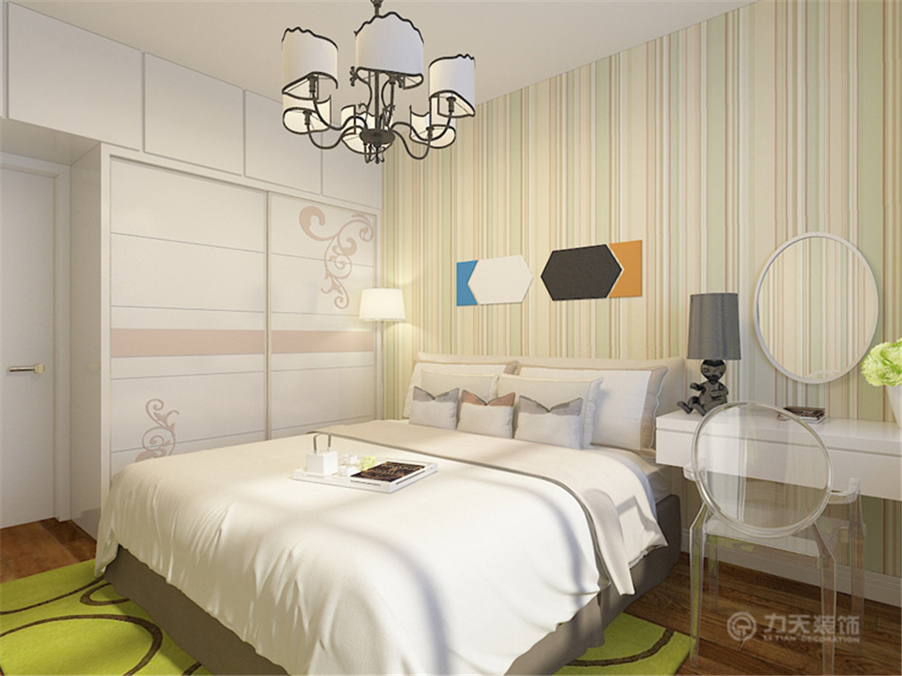 一居 简约 卧室图片来自阳光力天装饰梦想家更爱家在华城景园的分享