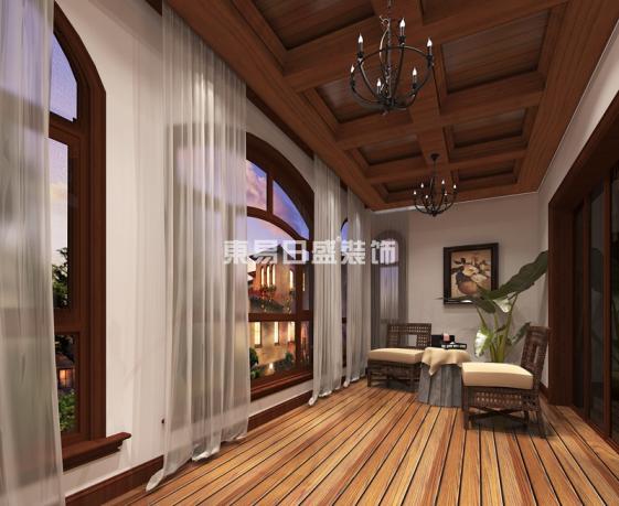 新古典 别墅 客厅 卧室 餐厅 厨房 阳台图片来自长沙东易日盛装饰在佳兆业 新古典风格 450平米别墅的分享