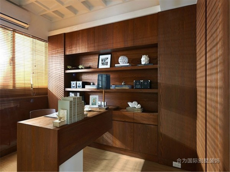 两居 现代简约 书房图片来自北京精诚兴业装饰公司在龙熙顺景的分享