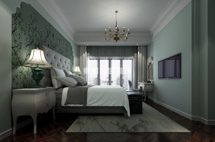 法式 新古典 别墅 卧室图片来自长沙东易日盛装饰在保利国际-法式新古典风格的分享