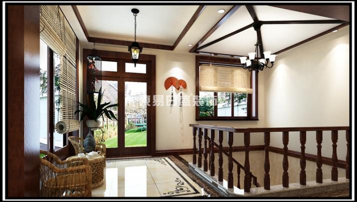 楼梯图片来自长沙东易日盛装饰在中建芙蓉和苑-新中式风格的分享