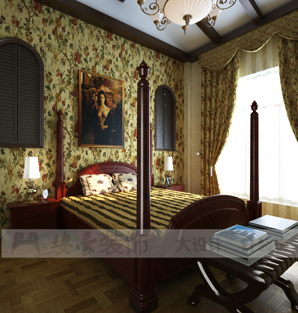 欧式 白领 别墅 80后 小资 卧室图片来自安豪装饰在金星家园的分享