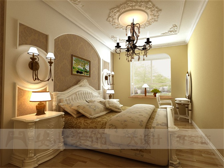 欧式 白领 80后 小资 卧室图片来自安豪装饰在静安新城的分享