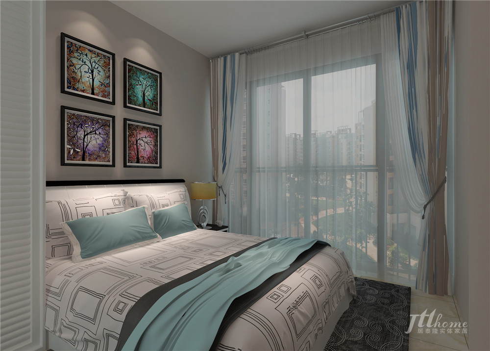 简约 舒适 环保 二居 白领 卧室图片来自居泰隆深圳在海心汇福园现代简约二居室的分享