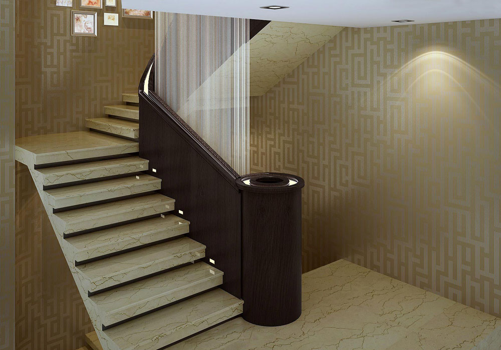 简约 现代 别墅 白富美 小资 欧式 楼梯图片来自星艺装饰集团广州总部在白富美的最爱--别墅的分享