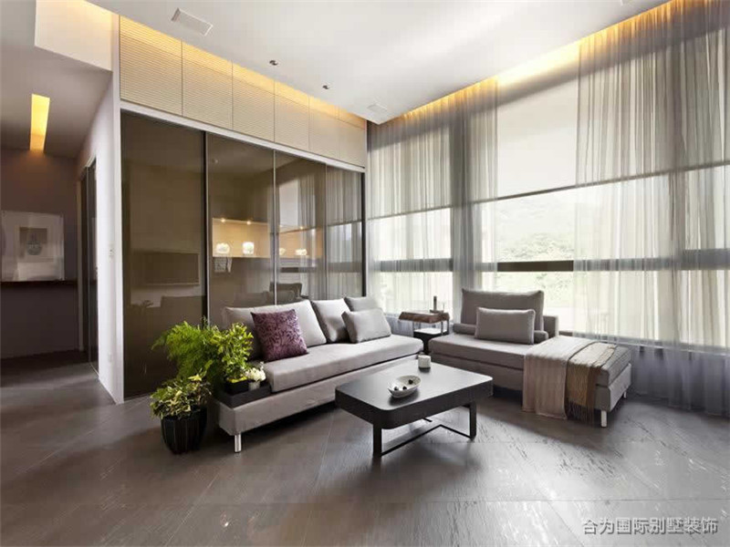 现代简约 两居 客厅图片来自北京精诚兴业装饰公司在北苑家园的分享