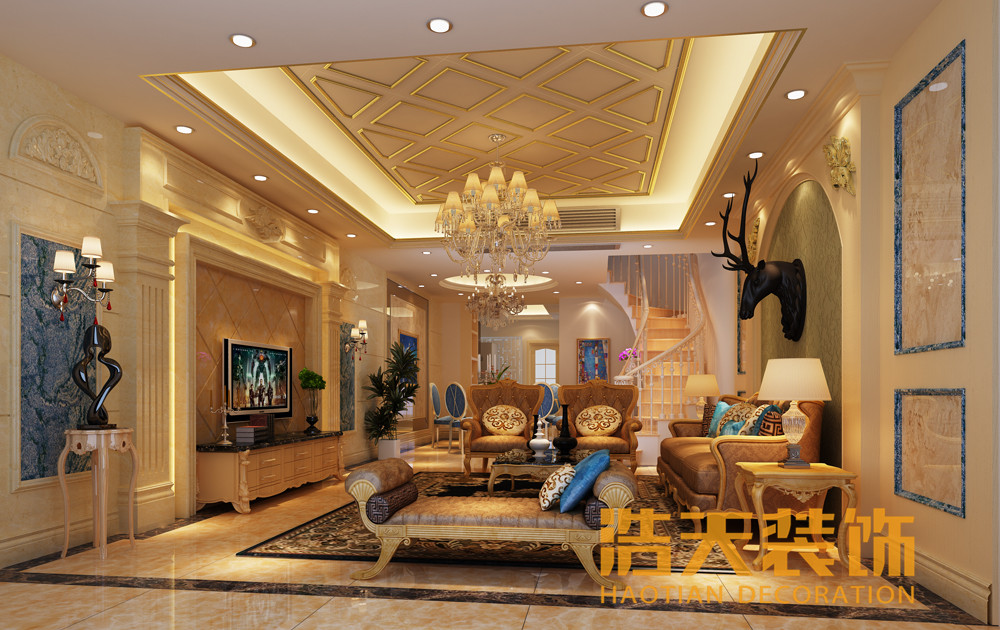 客厅图片来自深圳市浩天装饰在御峰园~刘先生的分享